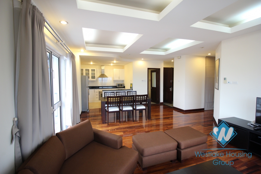 Two bedroom apartment for rent located in a service building in the center of Hoan Kiem district, Hanoi, Vietnam