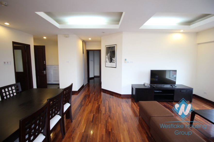 Two bedroom apartment for rent located in a service building in the center of Hoan Kiem district, Hanoi, Vietnam