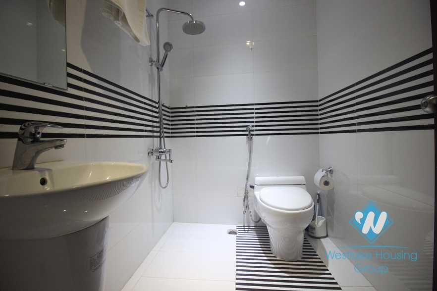 Nice 4 bedroom apartment with open view for rent on Xuan Dieu street, Tay Ho, Hanoi