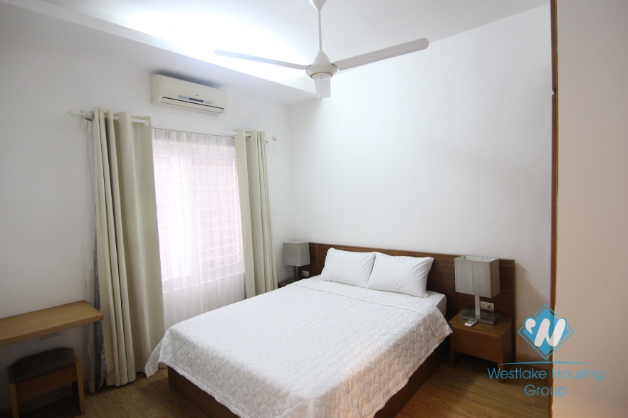 Ground floor apartment with one bedroom for rent in Linh Lang st, Ba Dinh district 
