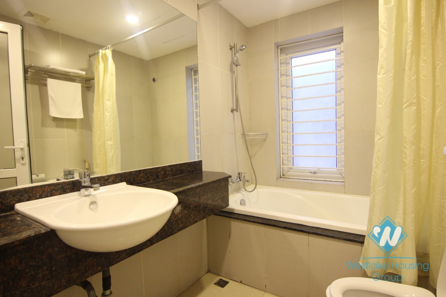 Ground floor apartment with one bedroom for rent in Linh Lang st, Ba Dinh district 