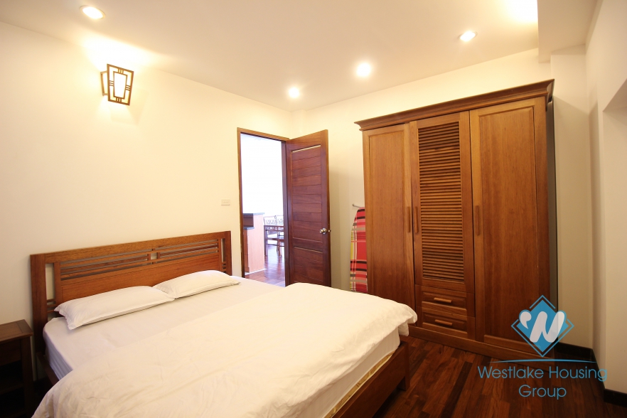 Lake view 3 bedroom spacious apartments for rent in Tay Ho