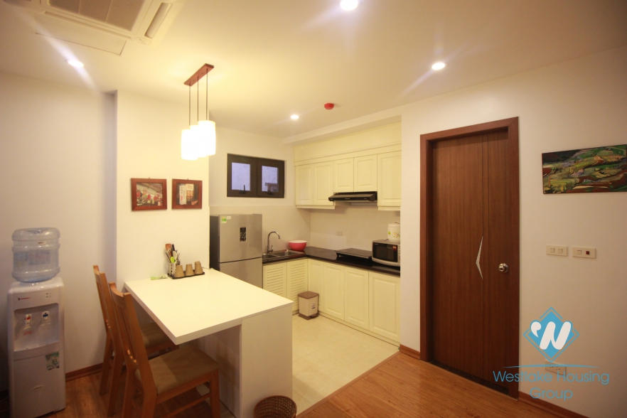 One bedroom apartment is available for lease in Ba Dinh