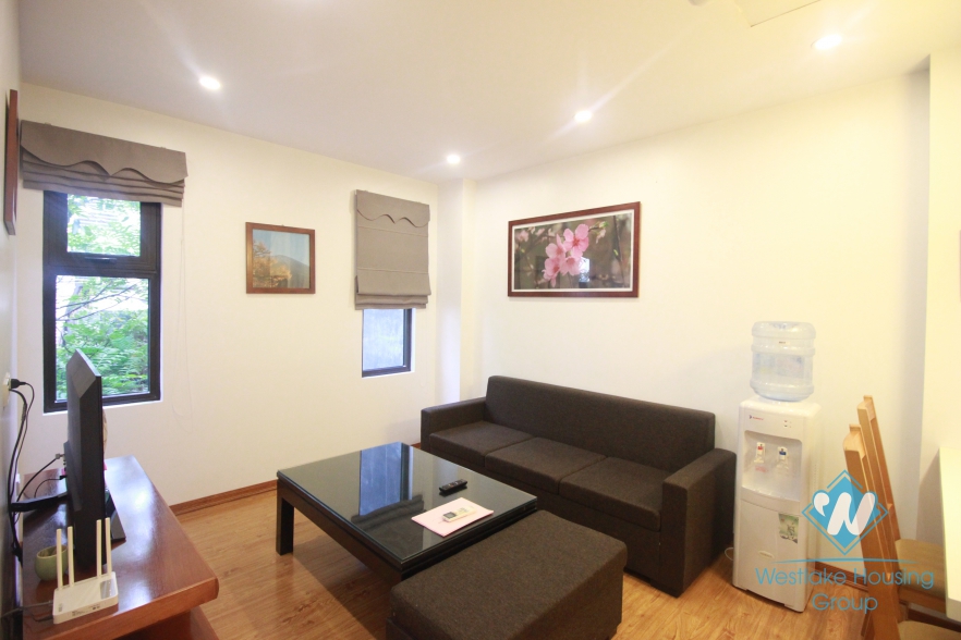 One bedroom apartment is available for lease in Ba Dinh