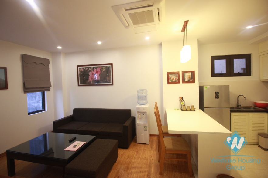One bedroom apartment is available for lease in Ba Dinh