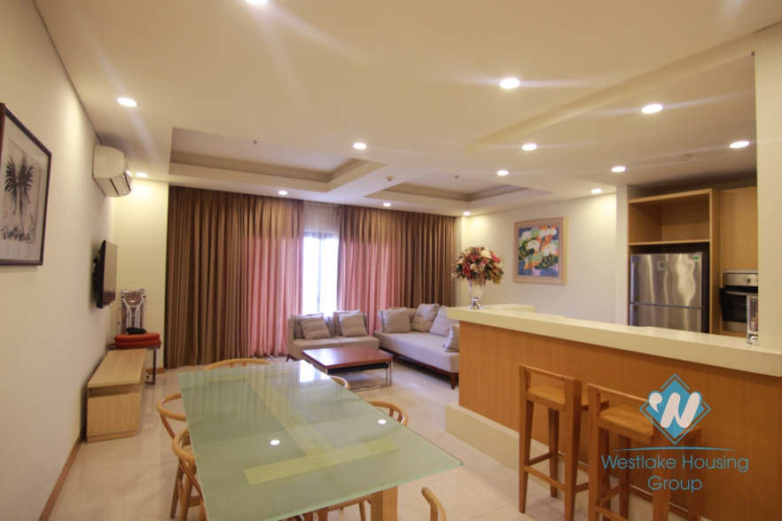 Serviced two bedrooms apartment for rent in Tay Ho area.