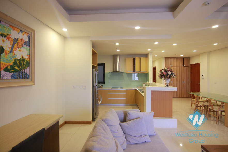 Serviced two bedrooms apartment for rent in Tay Ho area.