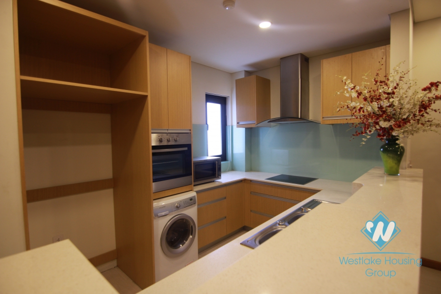 The high floor apartment with comfort equipment for rent in Tay Ho, Hanoi