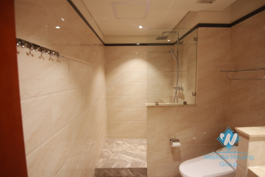 The high floor apartment with comfort equipment for rent in Tay Ho, Hanoi