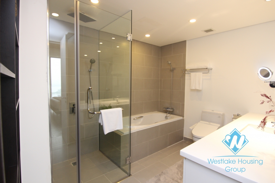 Lake view 2 bedroom serviced apartment for rent in Somerset Westpoint, Tay Ho, Hanoi