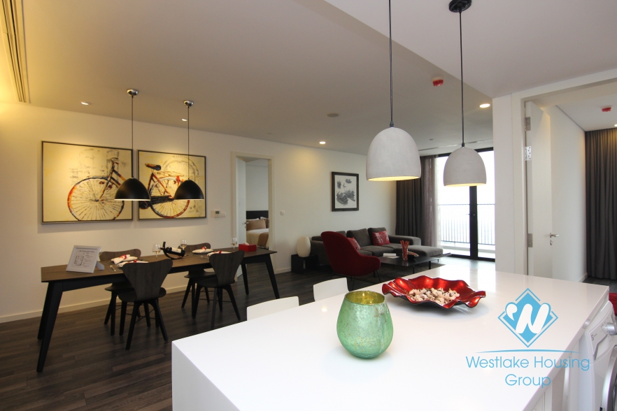 Lake view 2 bedroom serviced apartment for rent in Somerset Westpoint, Tay Ho, Hanoi