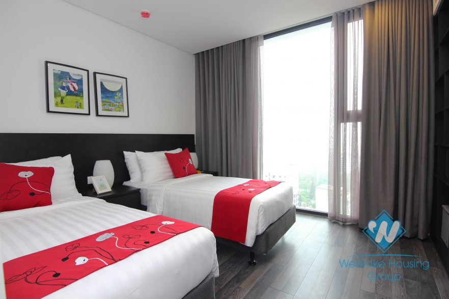 Modern executive apartment for rent in Somerset Westpoint, Tay Ho, Hanoi