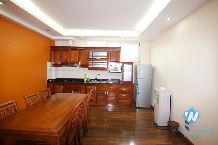 Spacious apartment for rent in Linh Lang, Ha Noi