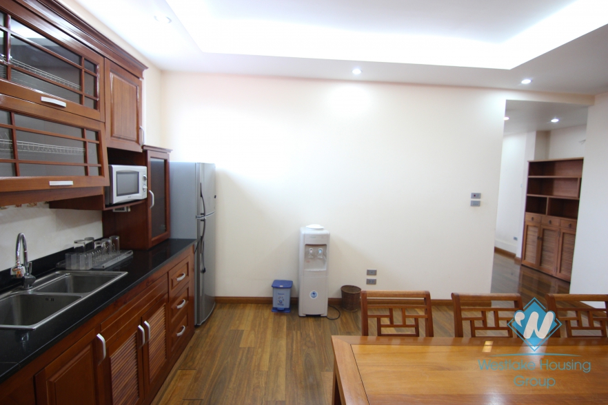 Spacious apartment for rent in Linh Lang, Ha Noi