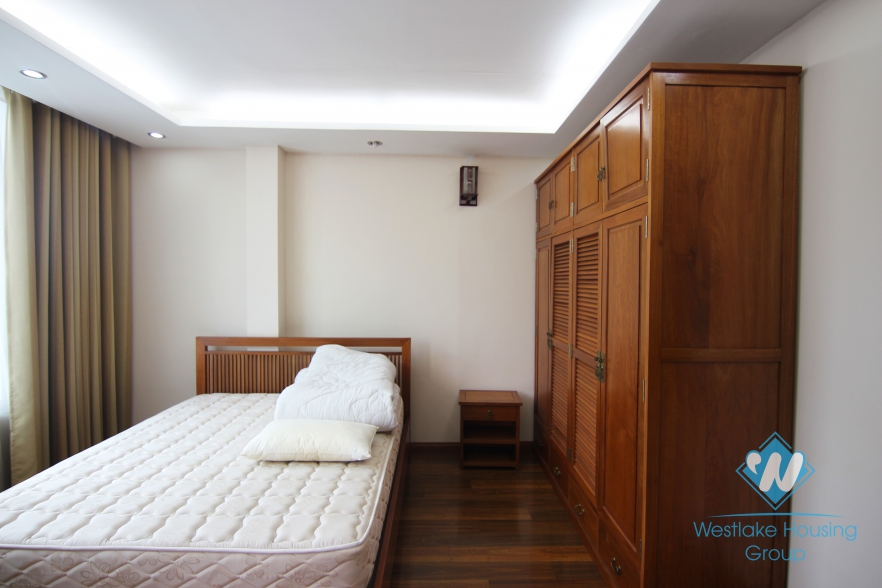 Spacious apartment for rent in Linh Lang, Ha Noi