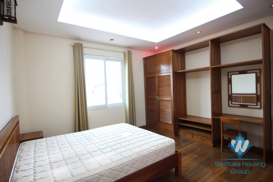 Spacious apartment for rent in Linh Lang, Ha Noi