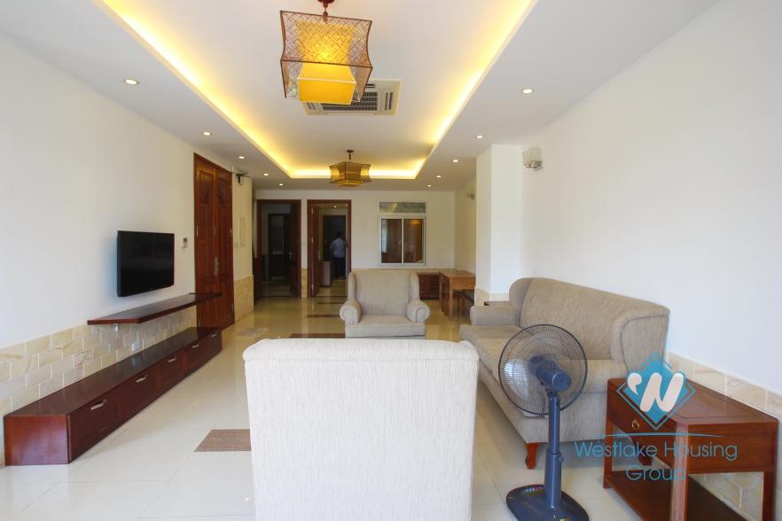 Nice apartment with back yard for rent in Xuan Dieu street, Tay Ho district, Hanoi
