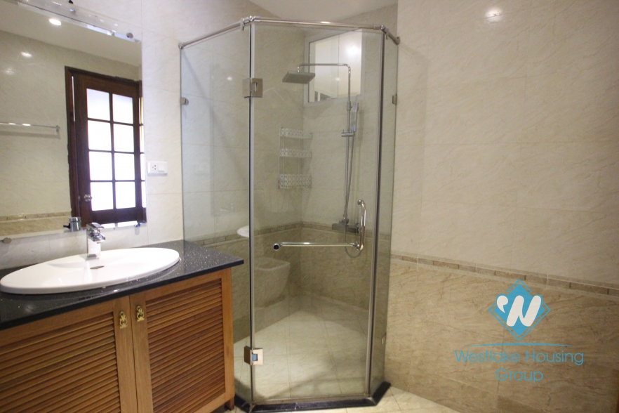 Nice apartment with back yard for rent in Xuan Dieu street, Tay Ho district, Hanoi