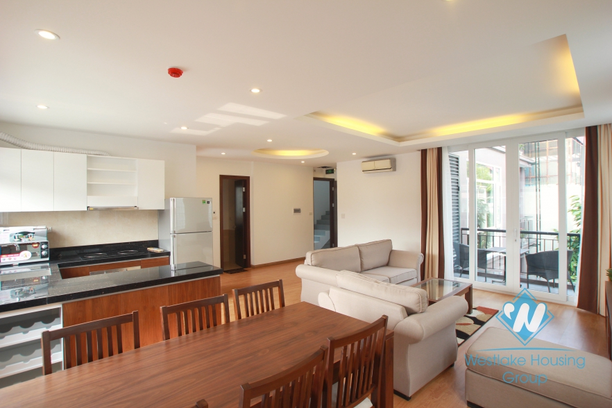 Bright and large apartment for rent in Westlake area, Hanoi