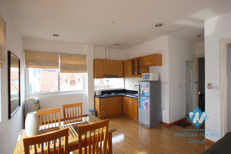 Nice 01 bedroom apartment for rent in Yen Phu Village, Tay Ho, Hanoi