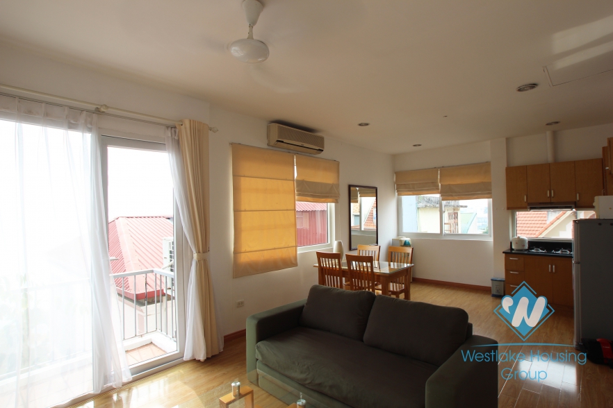 Nice 01 bedroom apartment for rent in Yen Phu Village, Tay Ho, Hanoi