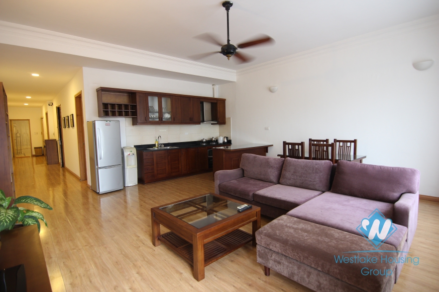 Small balcony furrnished 2 bedrooms apartment for rent in Hai Ba Trung district