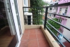 Small balcony furrnished 2 bedrooms apartment for rent in Hai Ba Trung district