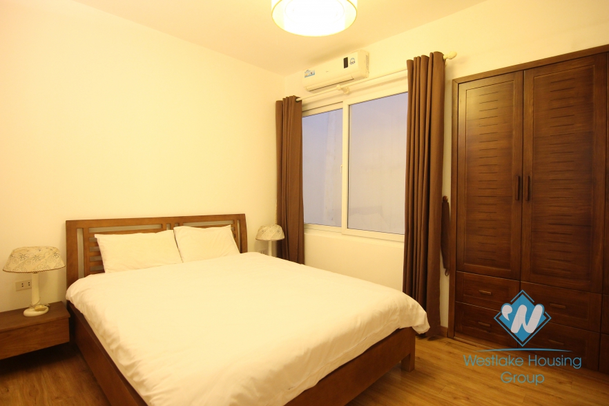 Small balcony furrnished 2 bedrooms apartment for rent in Hai Ba Trung district
