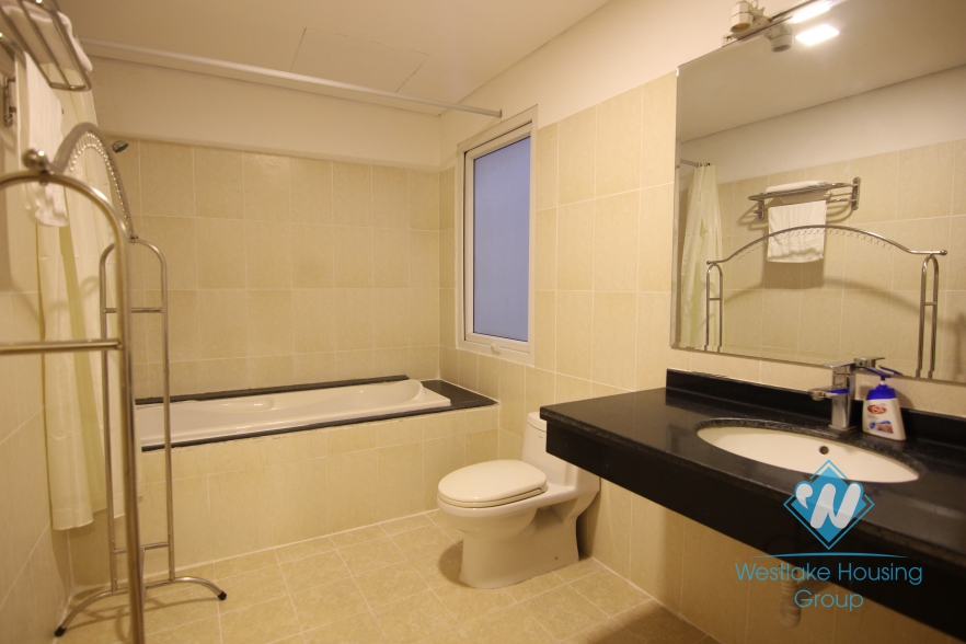 Small balcony furrnished 2 bedrooms apartment for rent in Hai Ba Trung district