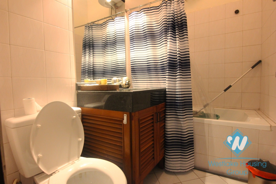 02 bedrooms apartment with nice balcony for rent in Hoan Kiem district