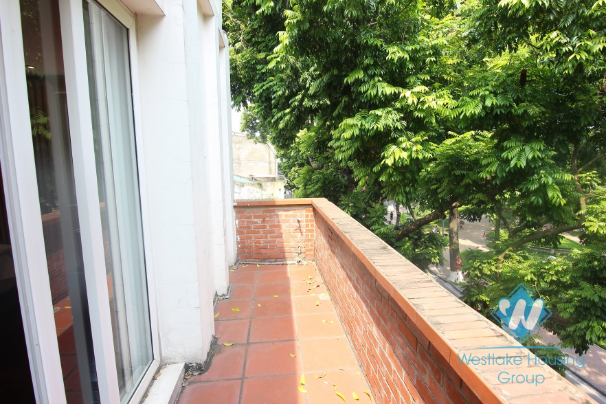 02 bedrooms apartment with nice balcony for rent in Hoan Kiem district
