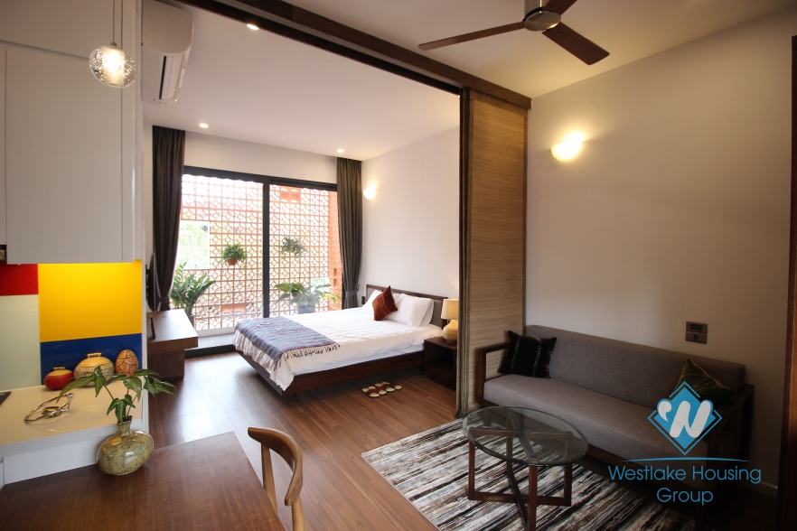 Japanese style studio apartment for rent in Hai Ba Trung district, Ha Noi