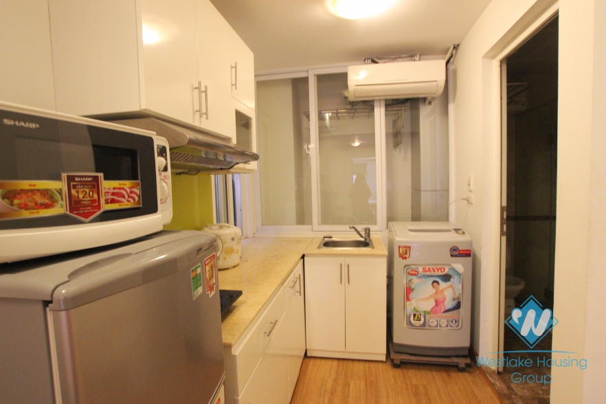 Beautiful 01 bedroom apartment for rent in Lang Ha Street, Dong Da, Hanoi