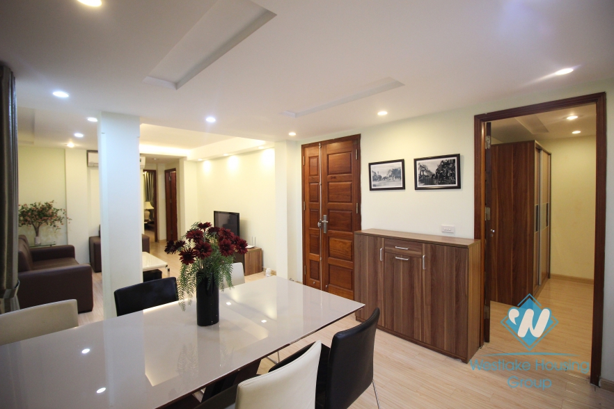Good price three bedrooms apartment for rent at Giang Vo street, Dong Da district, Ha Noi