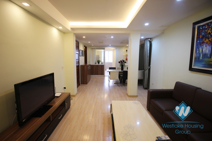 Good price three bedrooms apartment for rent at Giang Vo street, Dong Da district, Ha Noi
