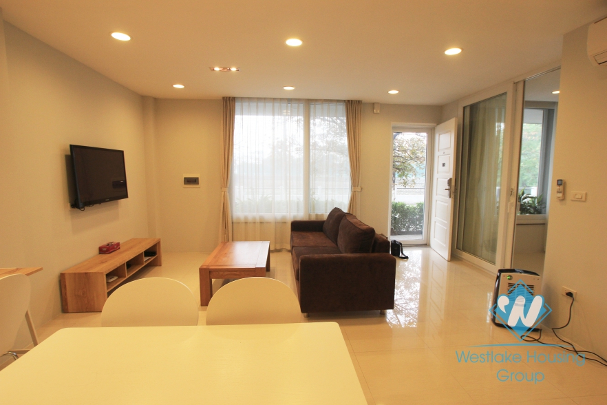 Beautiful 01 bedroom apartment for rent in Dang Thai Mai, facing to Westlake, Hanoi
