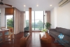Tay Ho - Lake side apartment for rent with balcony and open living room