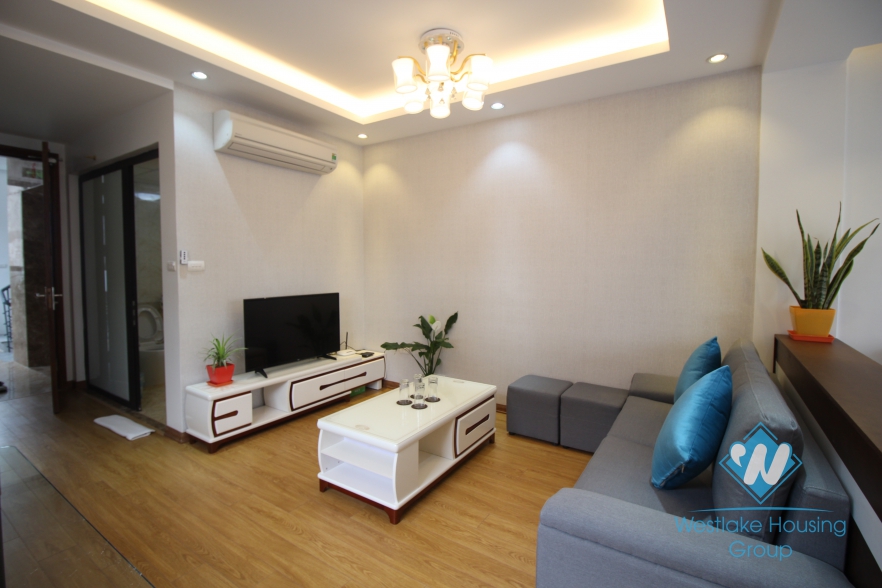 High floor studio with balcony for rent in Dong Da district, Ha Noi