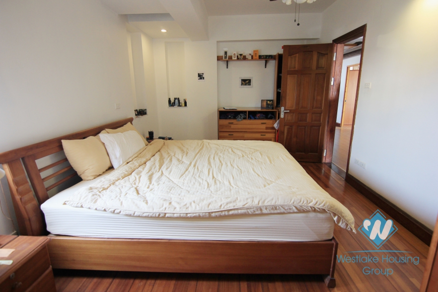 Beautiful 02 bedroom apartment for rent in Yen Phu street, Tay Ho, Hanoi