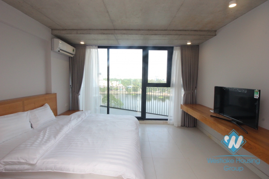 Lake view duplex apartment for rent in Dong Da,Hai Ba Trung