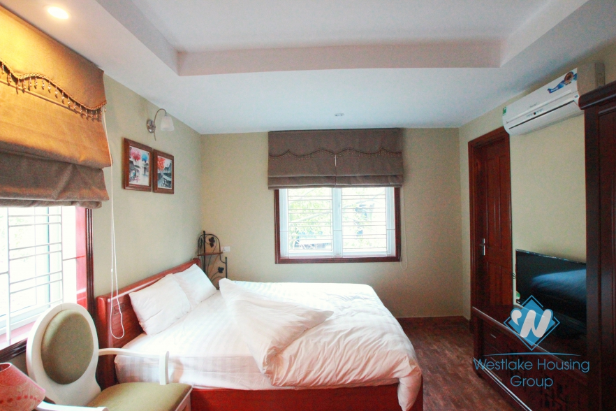 Available studio apartment for rent in Yen Phu, Tay Ho, Ha Noi