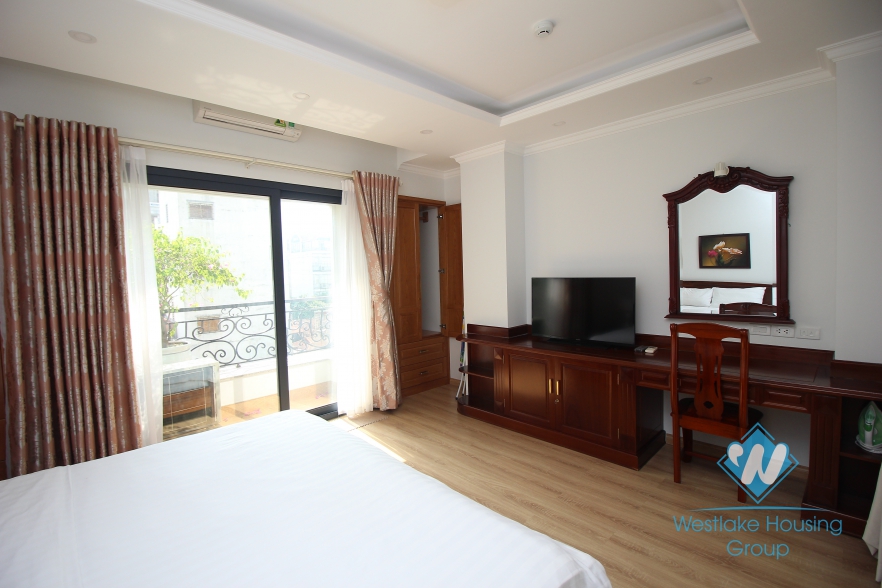 Big and bright one bedroom serviced apartment for rent in Hai Ba Trung