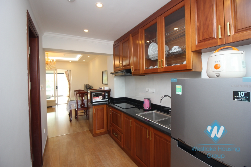 Big and bright one bedroom serviced apartment for rent in Hai Ba Trung