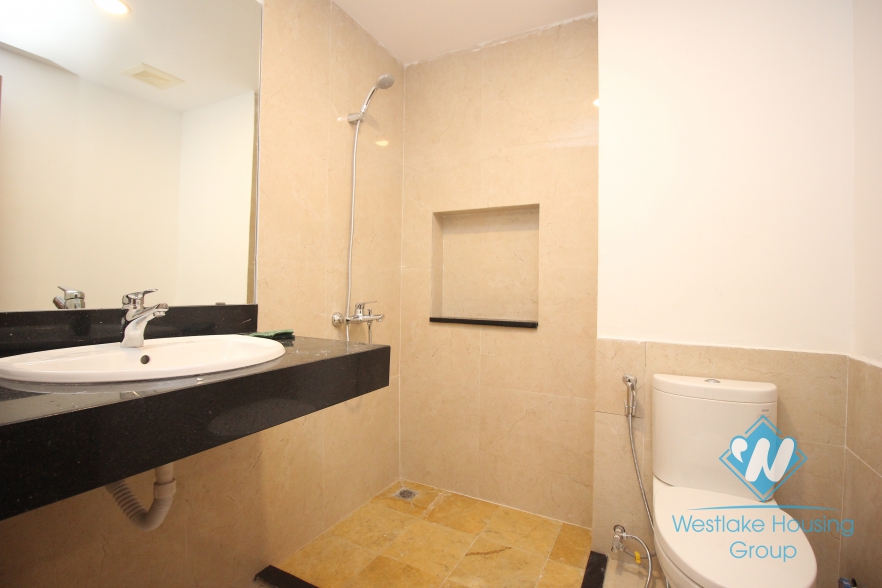 Lake view three bedrooms apartment for rent in Tay Ho, Ha Noi