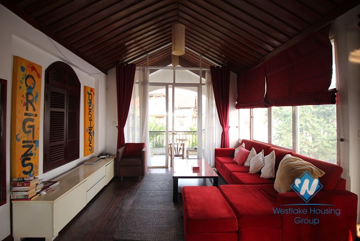 Rooftop apartment for rent on To Ngoc Van, beautiful terrace, nice space and light