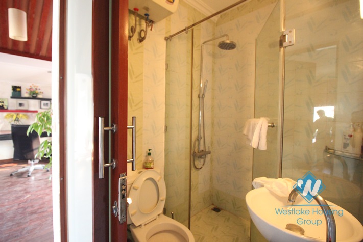 Rooftop apartment for rent on To Ngoc Van, beautiful terrace, nice space and light