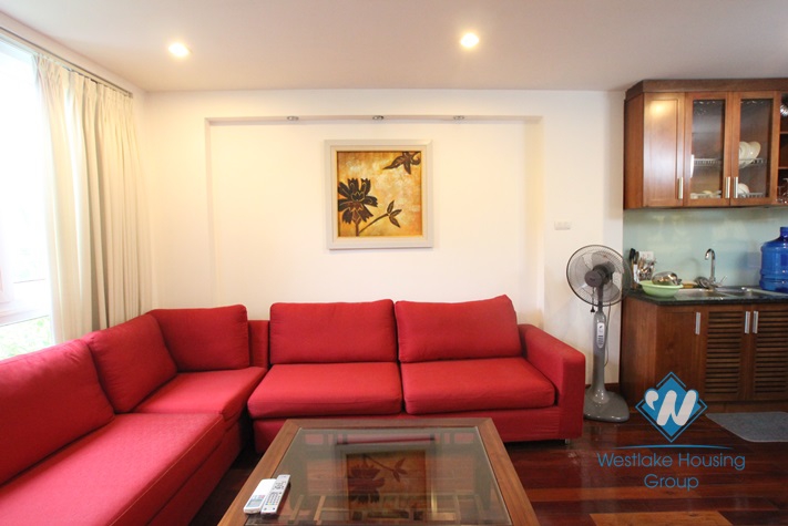 One bedroom apartment with fully furniture for rent in Truc Bach, Ba Dinh, Ha Noi