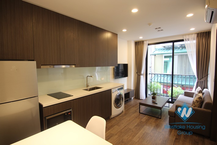 Separate one bedroom with modern design for rent in Tay Ho area 