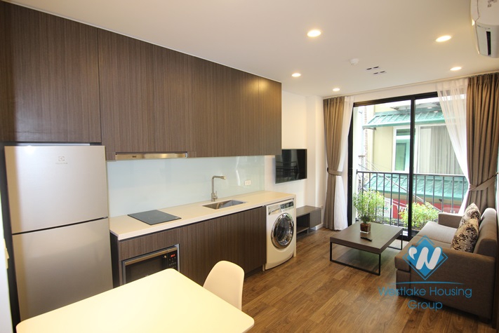 Separate one bedroom with modern design for rent in Tay Ho area 