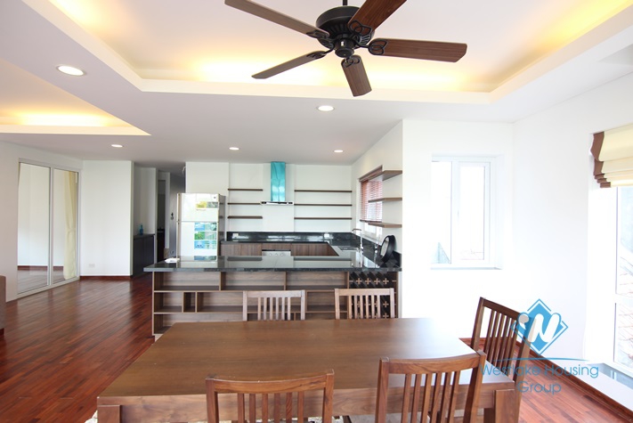 Beautiful 4 bedrooms apartment for rent on Au Co, Tay Ho, Hanoi